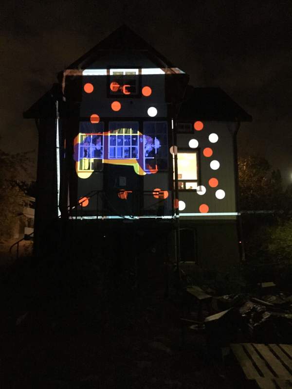 video mapping projections, Konsta Fed