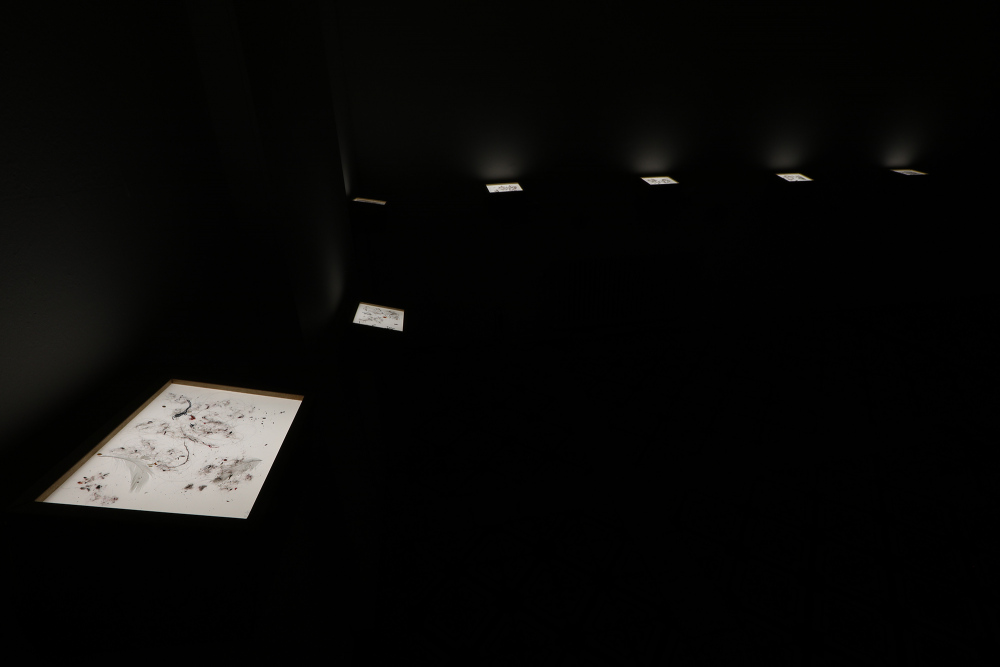 installation view&amp;ndash; dust light boxes